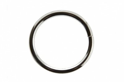 Кольцо металлическое d-3 х 32 мм, цв.-никель - купить в Ангарске. Цена: 3.92 руб.