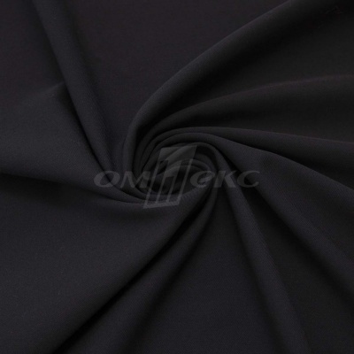 Ткань костюмная "Меган", 78%P 18%R 4%S, 205 г/м2 ш.150 см, цв-черный (Black) - купить в Ангарске. Цена 392.32 руб.