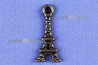 Декоративный элемент для творчества из металла "Эйфелева башня" 1,7 см  - купить в Ангарске. Цена: 6.13 руб.