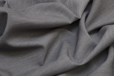 Костюмная ткань с вискозой "Флоренция", 195 гр/м2, шир.150см, цвет св.серый - купить в Ангарске. Цена 491.97 руб.