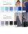 Креп стрейч Амузен 14-4121, 85 гр/м2, шир.150см, цвет голубой - купить в Ангарске. Цена 196.05 руб.
