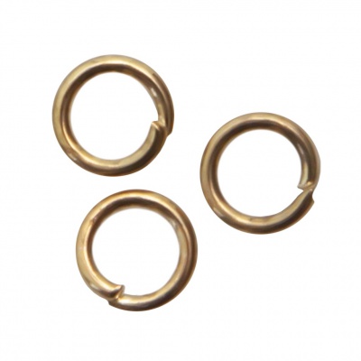 Кольцо  соединительное для бижутерии 4 мм, цв.-золото - купить в Ангарске. Цена: 0.41 руб.