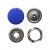 Кнопка рубашечная (закрытая) 9,5мм - эмаль, цв.168 - голубой - купить в Ангарске. Цена: 4.77 руб.