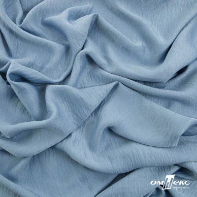Ткань плательная Муар, 100% полиэстер,165 (+/-5) гр/м2, шир. 150 см, цв. Серо-голубой - купить в Ангарске. Цена 215.65 руб.