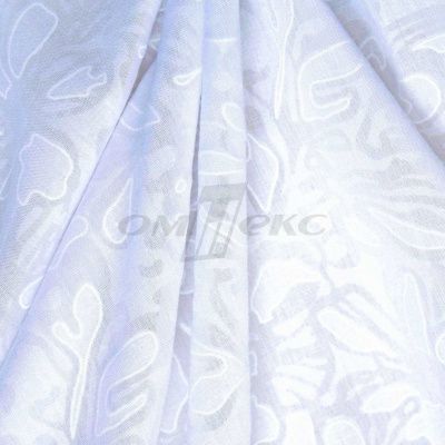 Хлопок "Барнаут" white flowers D7, 90 гр/м2, шир.150см - купить в Ангарске. Цена 247.31 руб.