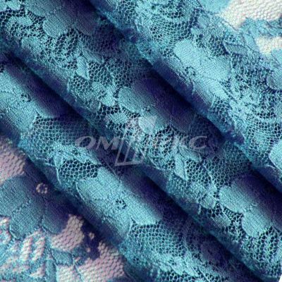 Кружевное полотно стрейч 15A61/BLUE, 100 гр/м2, шир.150см - купить в Ангарске. Цена 1 581 руб.
