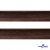 Кант атласный 074, шир. 12 мм (в упак. 65,8 м), цвет коричневый - купить в Ангарске. Цена: 237.16 руб.