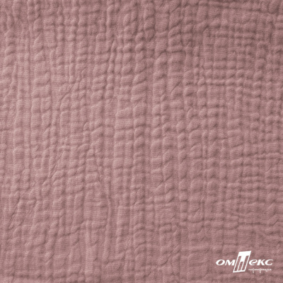 Ткань Муслин, 100% хлопок, 125 гр/м2, шир. 135 см   Цв. Пудра Розовый   - купить в Ангарске. Цена 388.08 руб.
