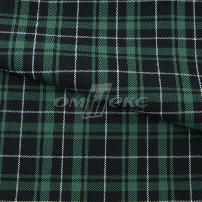 Ткань костюмная Клетка 25577, т.зеленый/зеленый./ч/бел, 230 г/м2, шир.150 см - купить в Ангарске. Цена 539.74 руб.