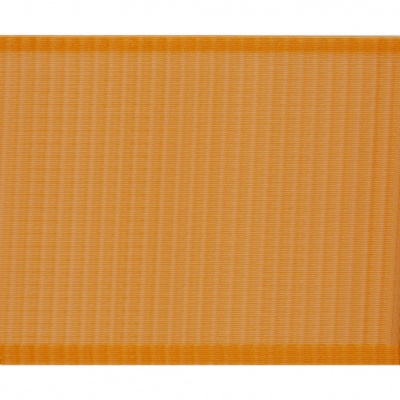 Лента капроновая "Гофре", шир. 110 мм/уп. 50 м, цвет оранжевый - купить в Ангарске. Цена: 26.93 руб.