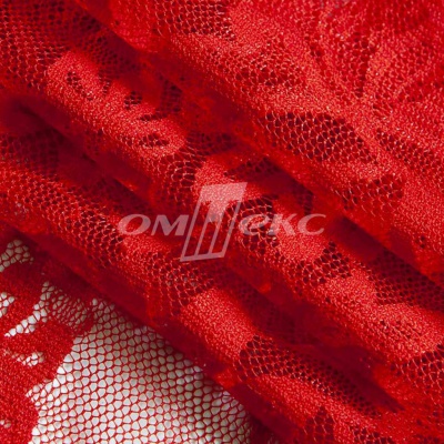 Кружевное полотно стрейч 15A29/RED, 105 гр/м2, шир.155см - купить в Ангарске. Цена 2 101.46 руб.