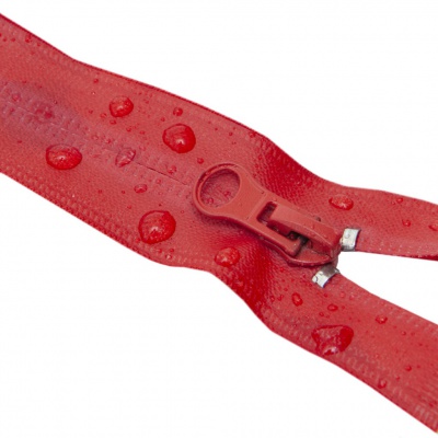 Молния водонепроницаемая PVC Т-7, 90 см, разъемная, цвет (820) красный - купить в Ангарске. Цена: 61.18 руб.