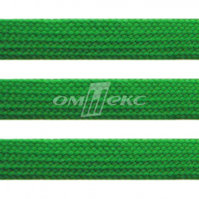 Шнур 15мм плоский (100+/-1м) №16 зеленый - купить в Ангарске. Цена: 10.21 руб.