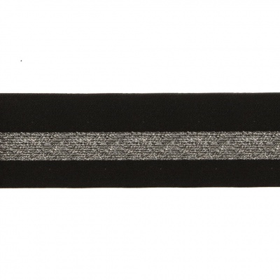 #2/6-Лента эластичная вязаная с рисунком шир.52 мм (45,7+/-0,5 м/бобина) - купить в Ангарске. Цена: 69.33 руб.