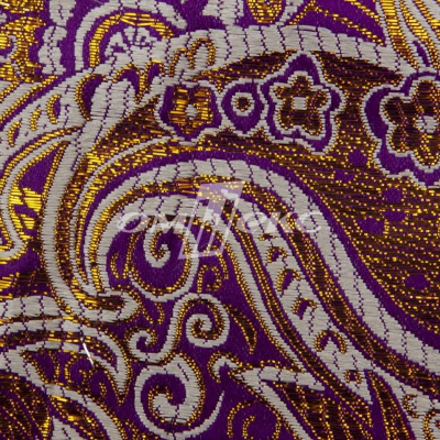 Ткань костюмная жаккард №9, 140 гр/м2, шир.150см, цвет фиолет - купить в Ангарске. Цена 387.20 руб.