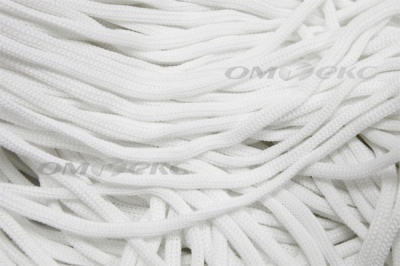 Шнур Т-02 (4с2) мелкое плетение 4мм 100 м белый - купить в Ангарске. Цена: 2.50 руб.