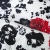 Плательная ткань "Фламенко" 22.1, 80 гр/м2, шир.150 см, принт растительный - купить в Ангарске. Цена 239.03 руб.