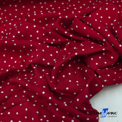 Ткань плательная "Вискоза принт"  100% вискоза, 95 г/м2, шир.145 см Цвет 2/red - купить в Ангарске. Цена 297 руб.
