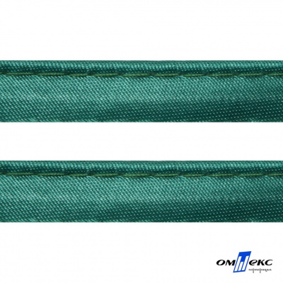Кант атласный 140, шир. 12 мм (в упак. 65,8 м), цвет т.зелёный - купить в Ангарске. Цена: 237.16 руб.