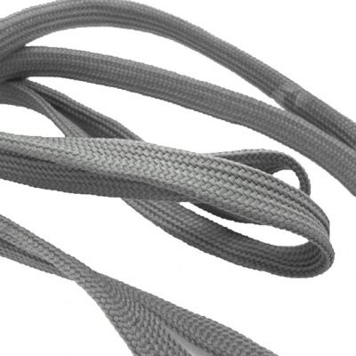 Шнурки т.5 80 см серый - купить в Ангарске. Цена: 16.76 руб.