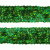 Тесьма с пайетками D4, шир. 20 мм/уп. 25+/-1 м, цвет зелёный - купить в Ангарске. Цена: 778.19 руб.