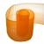 Лента капроновая "Гофре", шир. 110 мм/уп. 50 м, цвет оранжевый - купить в Ангарске. Цена: 26.93 руб.
