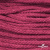 Шнур плетеный d-6 мм, 70% хлопок 30% полиэстер, уп.90+/-1 м, цв.1068-фуксия - купить в Ангарске. Цена: 588 руб.