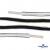 Шнурки #4-27, круглые 130 см, двухцветные (черно/белый) - купить в Ангарске. Цена: 47.04 руб.