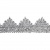 Тесьма металлизированная 0384-0240, шир. 40 мм/уп. 25+/-1 м, цвет серебро - купить в Ангарске. Цена: 490.74 руб.