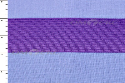 Окантовочная тесьма №0225, шир. 22 мм (в упак. 100 м), цвет фиолет - купить в Ангарске. Цена: 271.60 руб.