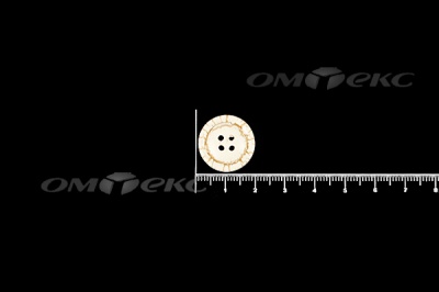 Пуговица деревянная круглая №33 (18мм) - купить в Ангарске. Цена: 2.55 руб.