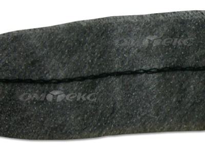 WS7225-прокладочная лента усиленная швом для подгиба 30мм-графит (50м) - купить в Ангарске. Цена: 16.97 руб.