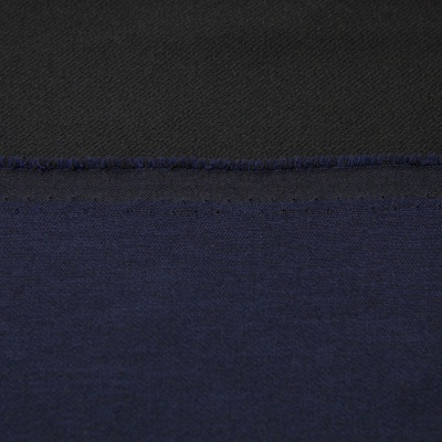 Ткань костюмная 26150 2009, 214 гр/м2, шир.150см, цвет т.синий - купить в Ангарске. Цена 358.58 руб.
