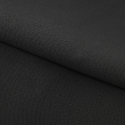 Костюмная ткань "Элис", 200 гр/м2, шир.150см, цвет чёрный - купить в Ангарске. Цена 306.20 руб.