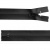 Молния водонепроницаемая PVC Т-7, 20 см, неразъемная, цвет чёрный - купить в Ангарске. Цена: 21.56 руб.