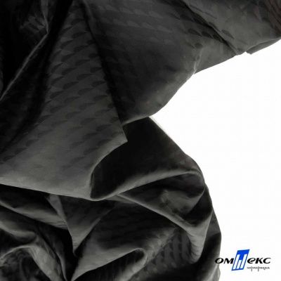 Ткань подкладочная Жаккард PV2416932, 93г/м2, 145 см,черный - купить в Ангарске. Цена 241.46 руб.