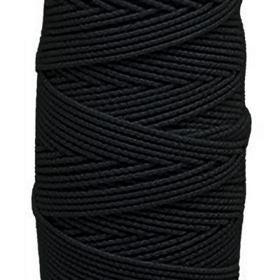 Нитка - резинка Спандекс 25 м (уп-10шт)-чёрные - купить в Ангарске. Цена: 36.02 руб.