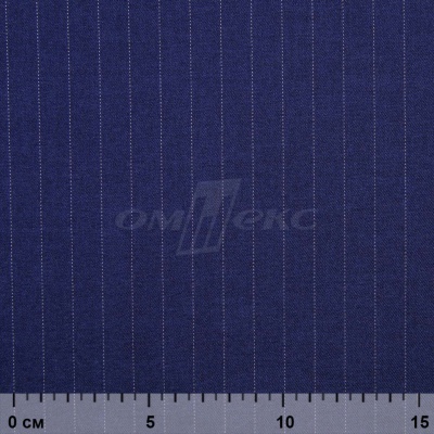 Костюмная ткань "Жаклин", 188 гр/м2, шир. 150 см, цвет тёмно-синий - купить в Ангарске. Цена 430.84 руб.