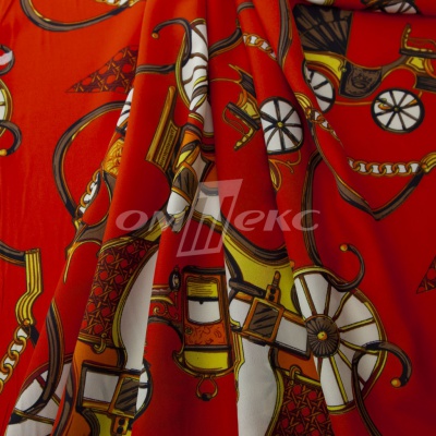 Плательная ткань "Фламенко" 16.1, 80 гр/м2, шир.150 см, принт этнический - купить в Ангарске. Цена 241.49 руб.