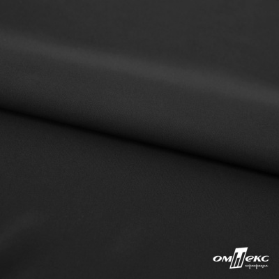 Плательная ткань "Невада", 120 гр/м2, шир.150 см, цвет чёрный - купить в Ангарске. Цена 254.22 руб.