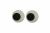 Глазки для игрушек, круглые, с бегающими зрачками, 18 мм/упак.20+/-2 шт, цв. -черно-белые - купить в Ангарске. Цена: 25.40 руб.