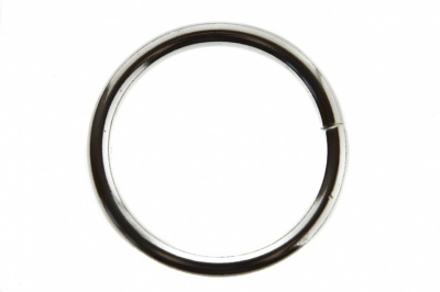 Кольцо металлическое d-38 мм, цв.-никель - купить в Ангарске. Цена: 4.89 руб.