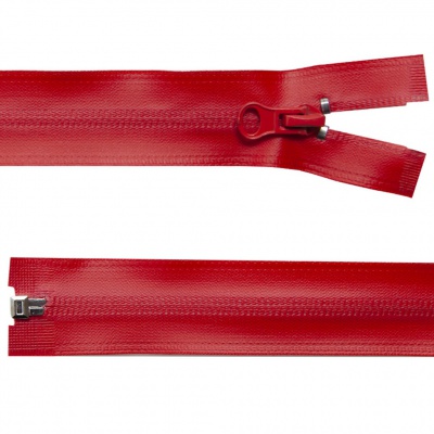 Молния водонепроницаемая PVC Т-7, 90 см, разъемная, цвет (820) красный - купить в Ангарске. Цена: 61.18 руб.