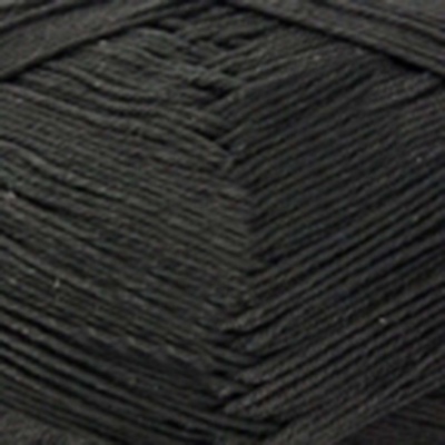 Пряжа "Бонди", 100% имп.мерсеризованный хлопок, 100гр, 270м, цв.003-черный - купить в Ангарске. Цена: 140.88 руб.