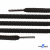 Шнурки #106-09, круглые 130 см, цв.чёрный - купить в Ангарске. Цена: 21.92 руб.