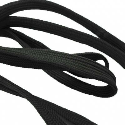 Шнурки т.5 110 см черный - купить в Ангарске. Цена: 23.25 руб.