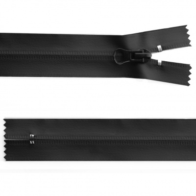 Молния водонепроницаемая PVC Т-7, 18 см, неразъемная, цвет чёрный - купить в Ангарске. Цена: 21.20 руб.