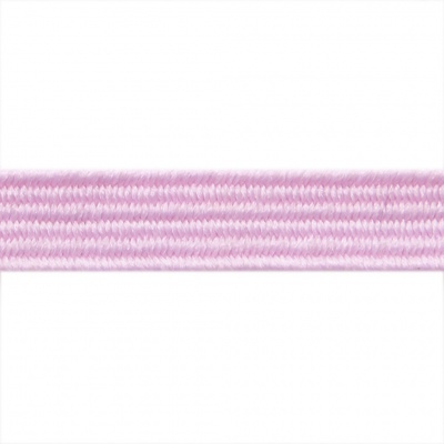 Резиновые нити с текстильным покрытием, шир. 6 мм ( упак.30 м/уп), цв.- 80-розовый - купить в Ангарске. Цена: 155.22 руб.
