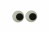 Глазки для игрушек, круглые, с бегающими зрачками, 15 мм/упак.50+/-2 шт, цв. -черно-белые - купить в Ангарске. Цена: 46.92 руб.