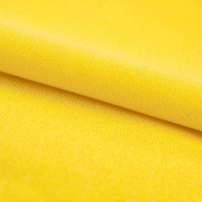 Креп стрейч Амузен 12-0752, 85 гр/м2, шир.150см, цвет жёлтый - купить в Ангарске. Цена 194.07 руб.